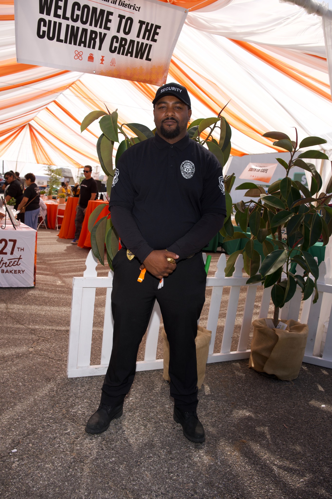 Obadyah A. Brown on site at the Culinary Crawl